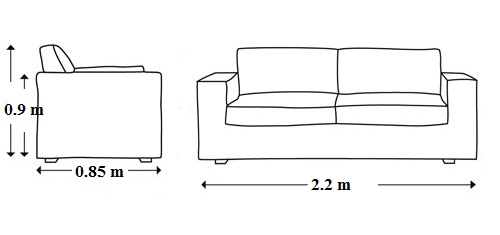 kích thước ghế sofa
